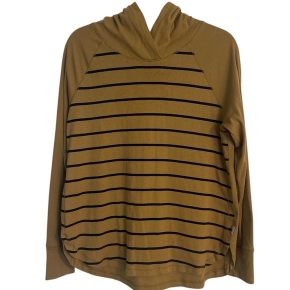 Eddie Bauer Tops - Eddie Bauer Striped Hoodie Long Sleeve Casual Comfy Athleisure Top
